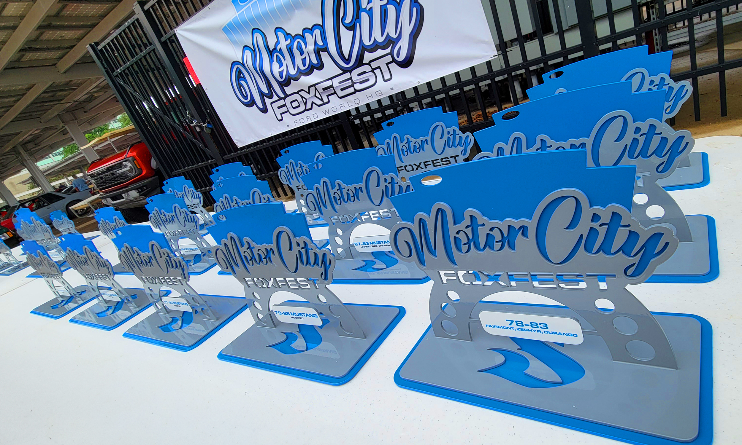 MCFF Trophies - Motor City Foxfest