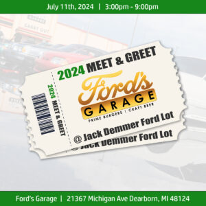 Motor City Foxfest at Ford's Garage Meet & Greet.